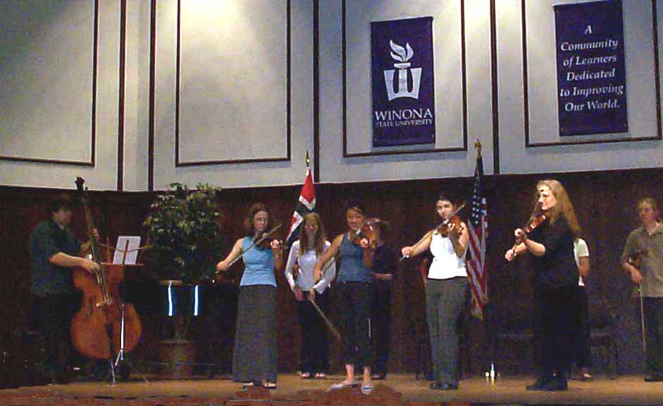 Winona Fiddlers Entertained