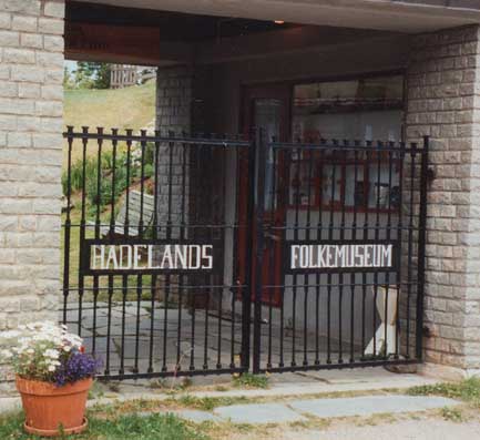 The gates to Hadeland Folk Museum