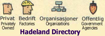 Hadeland Directory - Business, Organizations, Government (in Norwegian)