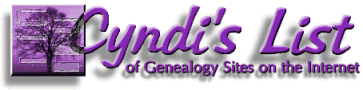 Cyndi's List provides hundreds of genealogical links