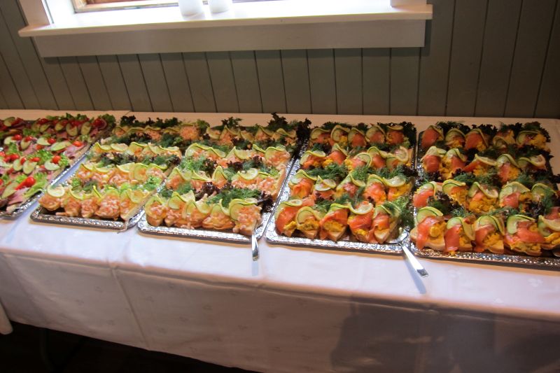 Lunch at Øvre Vang Farm Lunch at Øvre Vang Farm