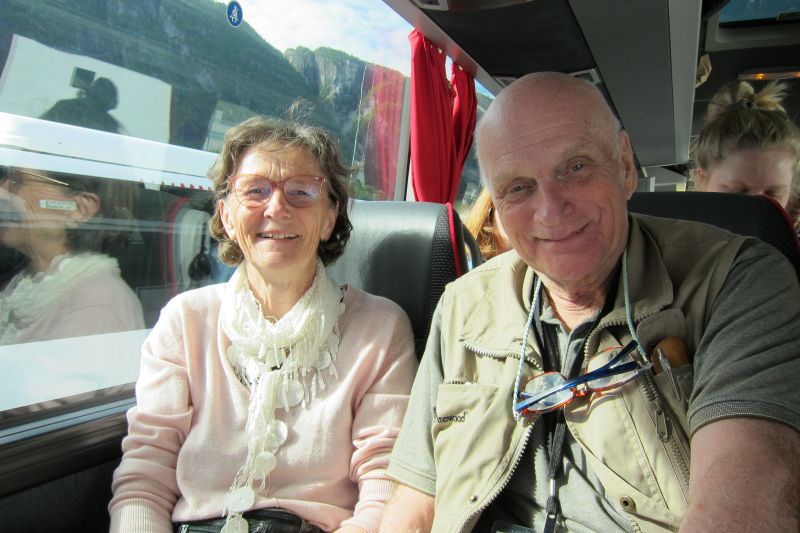 Our tour guides Karen and Jan Ørnulf Our tour guides Karen and Jan Ørnulf